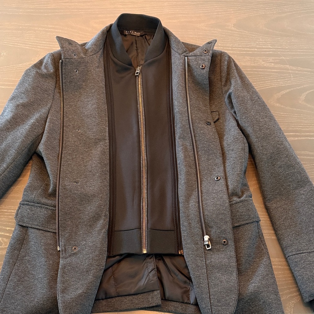 Zara Gray Utility Jacket - Picture 4 of 6